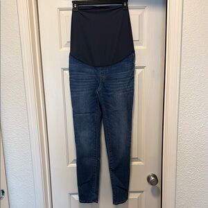 Madewell Blue Skinny Jeans with Tapered Fit
